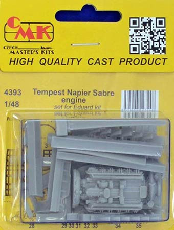 CMK 4393 Tempest Napier Sabre engine, upper half (EDU) 1/48