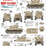 Star Decals 72-A1056 Israeli AFVs # 1. M1 Super Sherman and M1 Super Sherman command tank. 1960s and Six-Day War markings 1/72