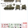 Star Decals 72-A1056 Israeli AFVs # 1. M1 Super Sherman and M1 Super Sherman command tank. 1960s and Six-Day War markings 1/72