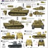Star Decals STAR35928 German Afrika Mix #4. Pz-Jg 1 B and Black turretnumbers for Pz.Kpfw.VI Tigers 1/35