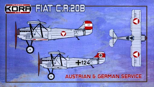 Kora Model KPK72119 Fiat C.R.20B Austrian & German Service 1/72