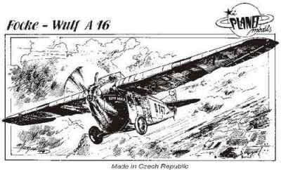 Planet Models PLT041 Focke-Wulf Fw A 16 1/72