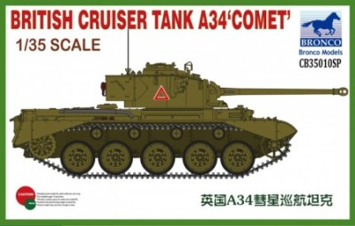 Bronco CB35010SP British Cruiser Tank A34 Comet 1/35