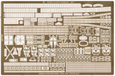 White Ensign Models PE35185 DKM 1936 Destroyer 1/350
