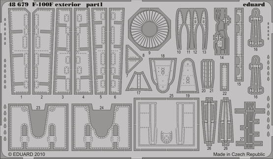 Eduard 48679 F-100F exterior