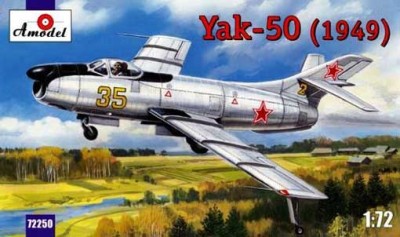 Amodel 72250 Як-50 1949 г. 1/72