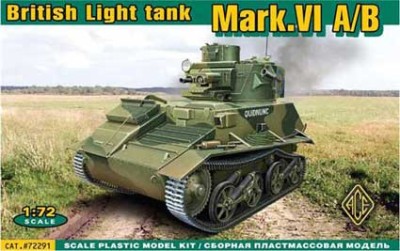 Ace Model 72291 Британский легкий танк Mark VI A/B 1/72