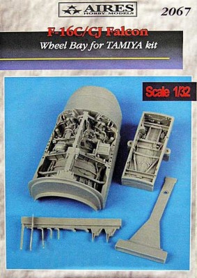 Aires 2067 F-16 Falcon wheel bay 1/32