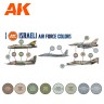 AK Interactive AK-11752 Набор акриловых красок "Цвета израильских ВВС"