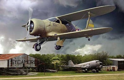 Roden 48442 Beechcraft UC-43 Staggerwing 1/48 1/48