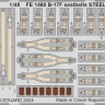 Eduard FE1460 B-17F seatbelts STEEL (EDU) 1/48
