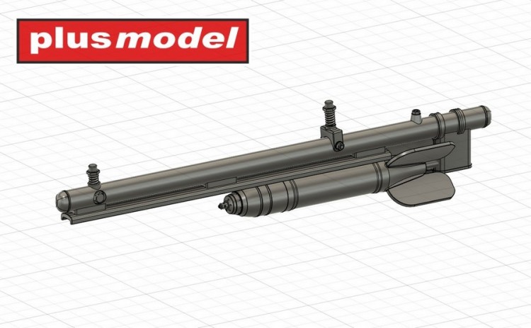 Plusmodel AL4116 RS-82 Soviet Missiles (8 pcs.) 1/48