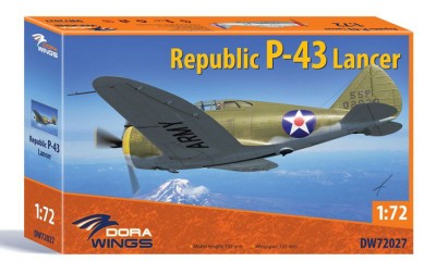 Dora Wings 72027 Самолет Republic P-43 Lancer 1/72