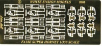 White Ensign Models PE 35069 FA-18E SUPERHORNET (x6) including interior details 1/350