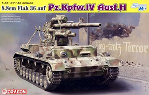 Dragon 6829 German Panzer IV Ausf.H Tank 8.8cm Flak36 Self-Propelled Gun 1/35