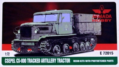 Armada Hobby E72015 CS-800 Tracked Artillery Tractor (resin &amp;PE) 1/72