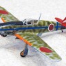Aoshima 65983 Истребитель Ki-61-I TYPE 3 HIEN MODEL 2 TEI c фигуркой пилота 1/72