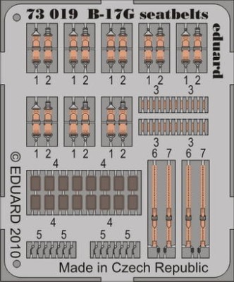 Eduard 73019 B-17G seatbelts