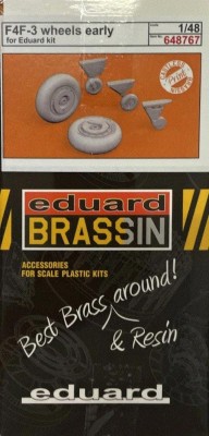Eduard 648767 BRASSIN F4F-3 wheels early (EDU) 1/48