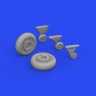 Eduard 648767 BRASSIN F4F-3 wheels early (EDU) 1/48