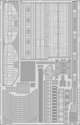 Eduard 72663 B-2A bomb bay 1/72