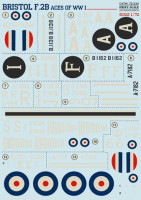 Print Scale 72-234 Bristol F.2B Aces of WW I 1/72