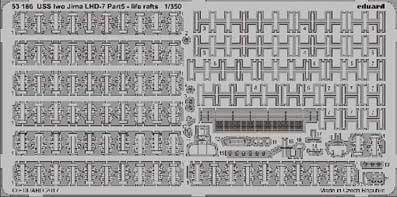 Eduard 53186 USS Iwo Jima LHD-7 pt.5 life rafts 1/350