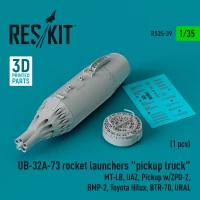 Reskit 35039 UB-32A-73 rocket launchers 'pickup truck' 1/35
