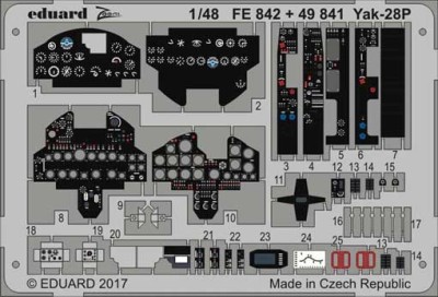 Eduard 49841 Yak-28P interior 1/48