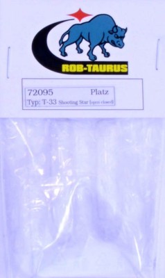Rob Taurus 72095 Vacu Canopy T-33 open/closed (PLATZ) 1/72