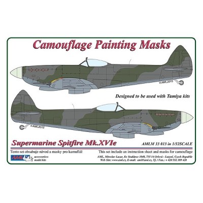 AML AMLM33013 Маска камуфляж S.Spitfire Mk.XVIe (TAM) 1/32