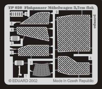 Eduard TP020 Flakpanzer IV Mobelwagen 37mm TAM