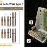 Metallic Details MDP32005 Japan seat belts WWII type 1 1/32