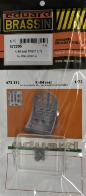 Eduard 672295 BRASSIN Ki-84 seat PRINT (ARMA H.) 1/72