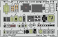 Eduard 73861 SET B-24D nose&radio compartment (AIRF) 1/72
