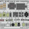 Eduard 73861 SET B-24D nose&radio compartment (AIRF) 1/72