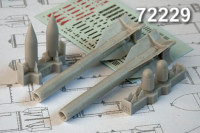 Advanced Modeling AMC 72229 ракета Х-25МП2 с пусковой АПУ-68УМ2 1:72 1/72