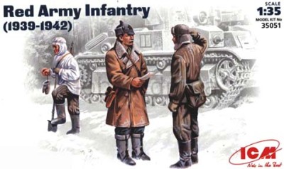 ICM 35051 Солдаты РККА в зимней форме (1939-1942) 1/35