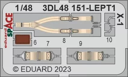 Eduard 3DL48151 X-1 SPACE (EDU) 1/48