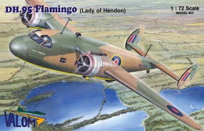 Valom 72161 DH.95 Flamingo (Lady of Hendon) 1/72