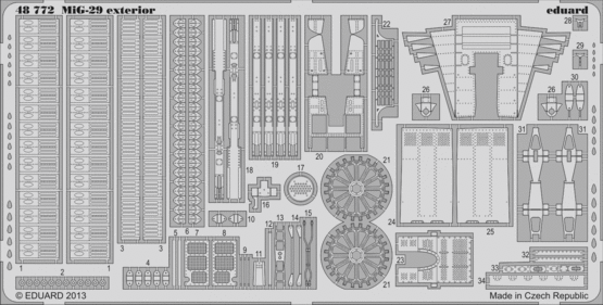 Eduard 48772 MiG-29 exterior