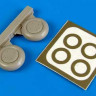 Aires 4559 TBD-1 Devastator wheels & paint masks 1/48