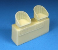 Barracuda Studios BCR72257 British WWI Wicker Seat - No Belts 1/72