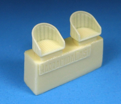 Barracuda Studios BCR72257 British WWI Wicker Seat - No Belts 1/72