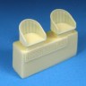 Barracuda Studios BCR72257 British WWI Wicker Seat - No Belts 1/72