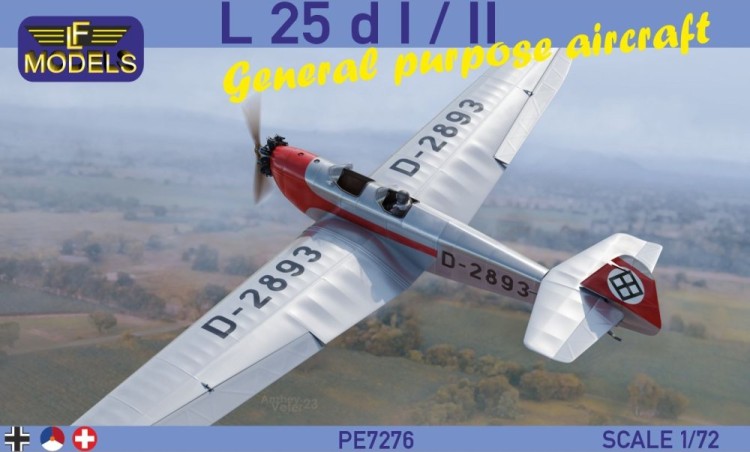 Lf Model P7276 Klemm L 25 d I/II (5x camo) 1/72