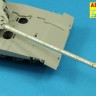 Aber 35L187 Armament for Soviet Main Battle Tank T-14 ARMATA barrel for 125 mm 2A82-1M cannon & barrel for 12,7 mm Kord AA MG (designed to be used with Takom and Zvezda kits) 1/35