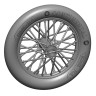 Art Scale 200-A72020 German 610x85 spoked wheels - 1 pair 3d-printed 1/72