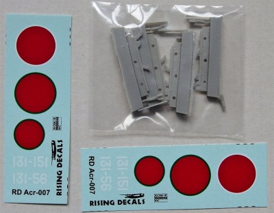 Rising Decals ACR007 Rockets for D4Y2/D4Y2-S (resin set&amp;decal) 1/72