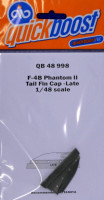 Quickboost QB48 998 F-4B Phantom II tail fin cap - late (TAM) 1/48